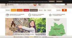 Desktop Screenshot of oekobrix.de